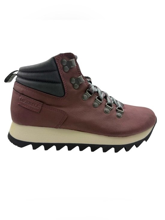 Merrell Shoes - Merrell Leather Hiking Boots Women’s 8 Burgundy LaceUp Ankle Outdoor J003772 New